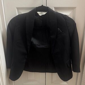 H&M Boys Black Tuxedo Jacket